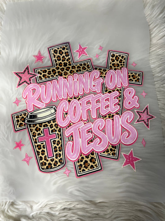 New DTF Jesus and coffee