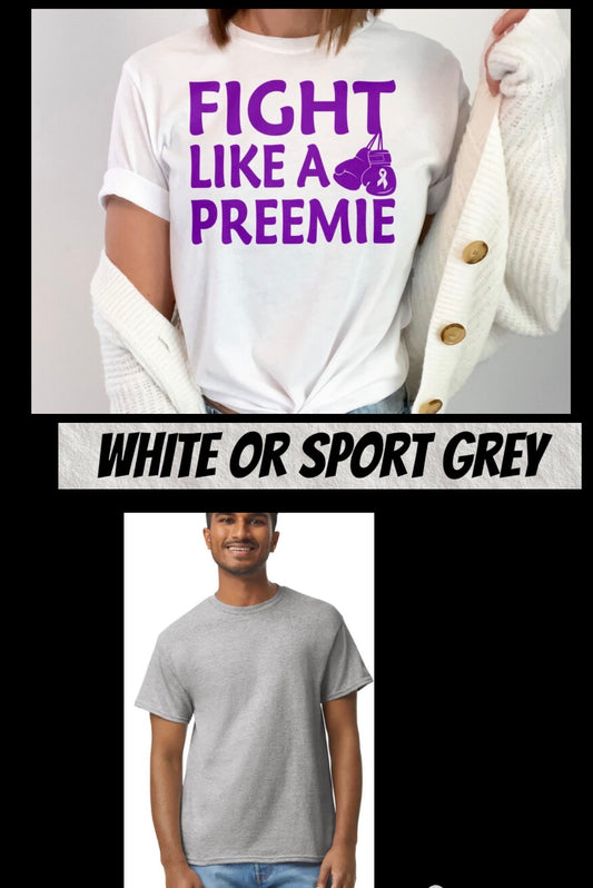 Unisex adult fight like a preemie fundraiser for walker Rose
