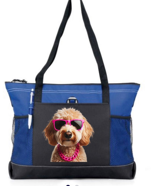 New tote bag poodle/doodle