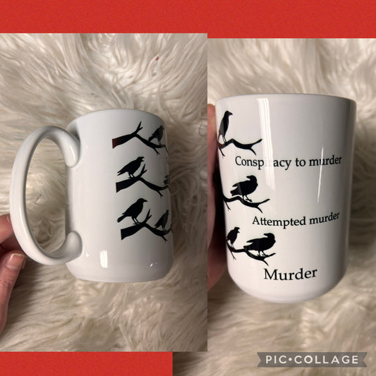 15 ounce ceramic mug crime