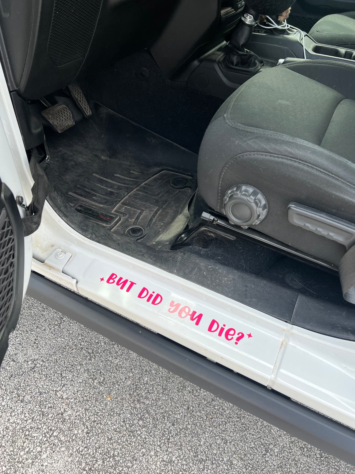 New door handle decals