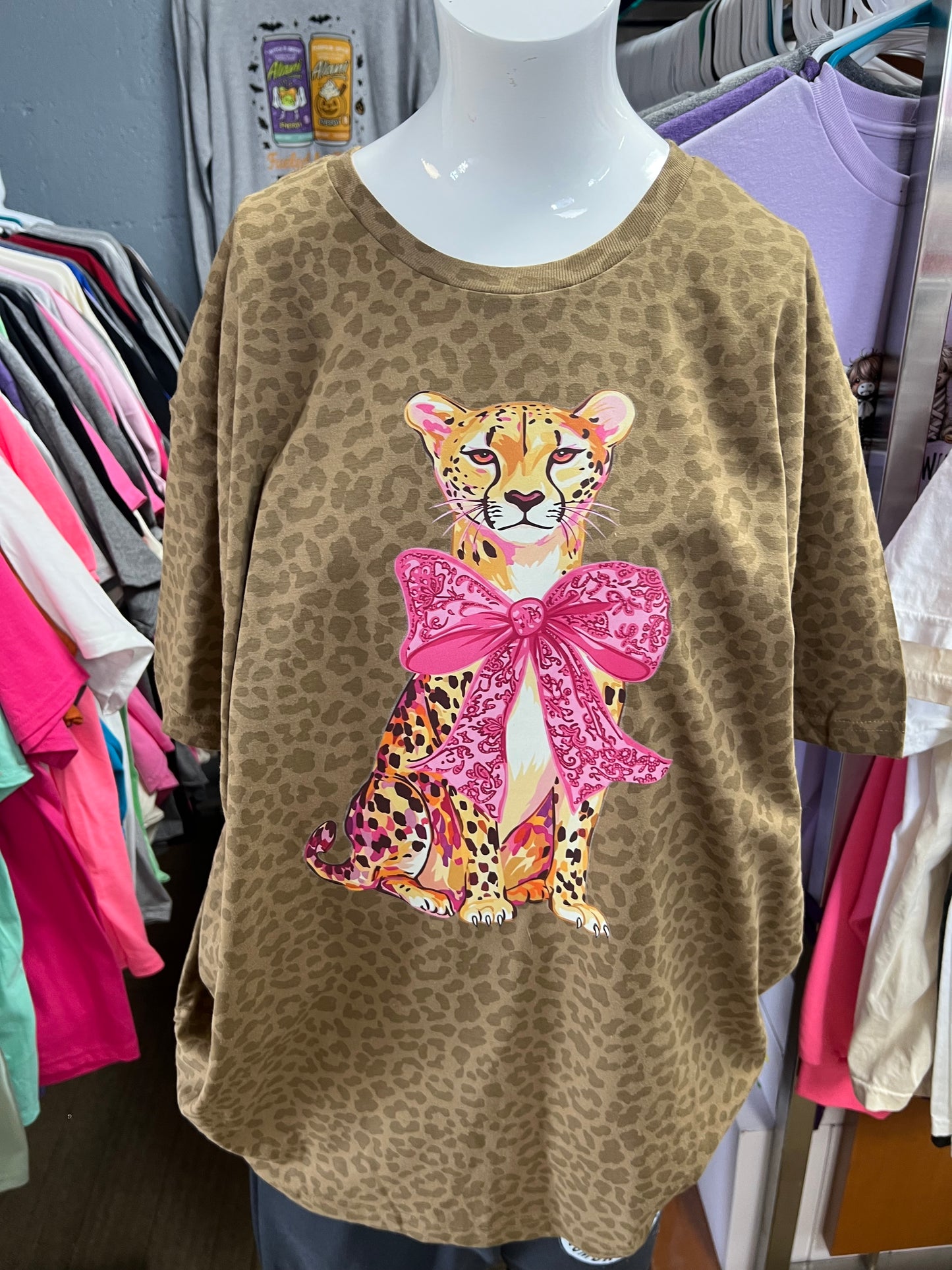 New unisex leopard shirt