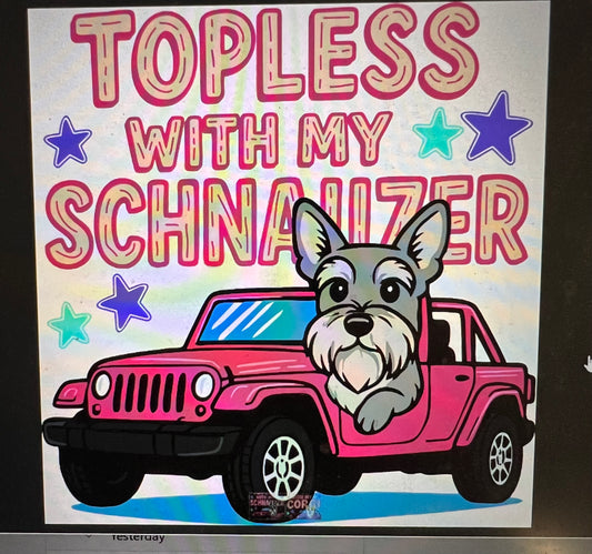 New DTF schnauzer ￼