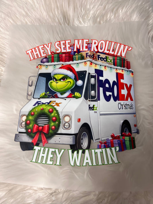 New DTF Christmas fedex