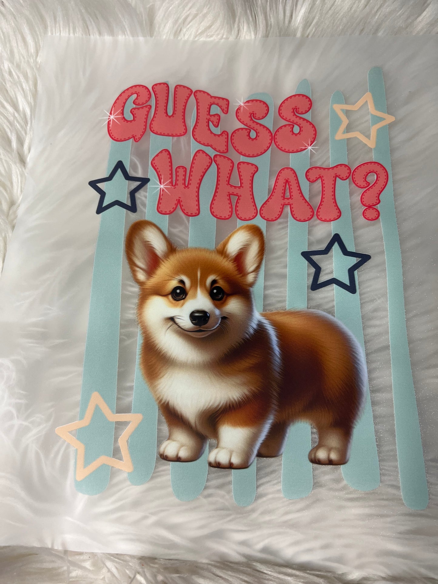 New DTF corgi