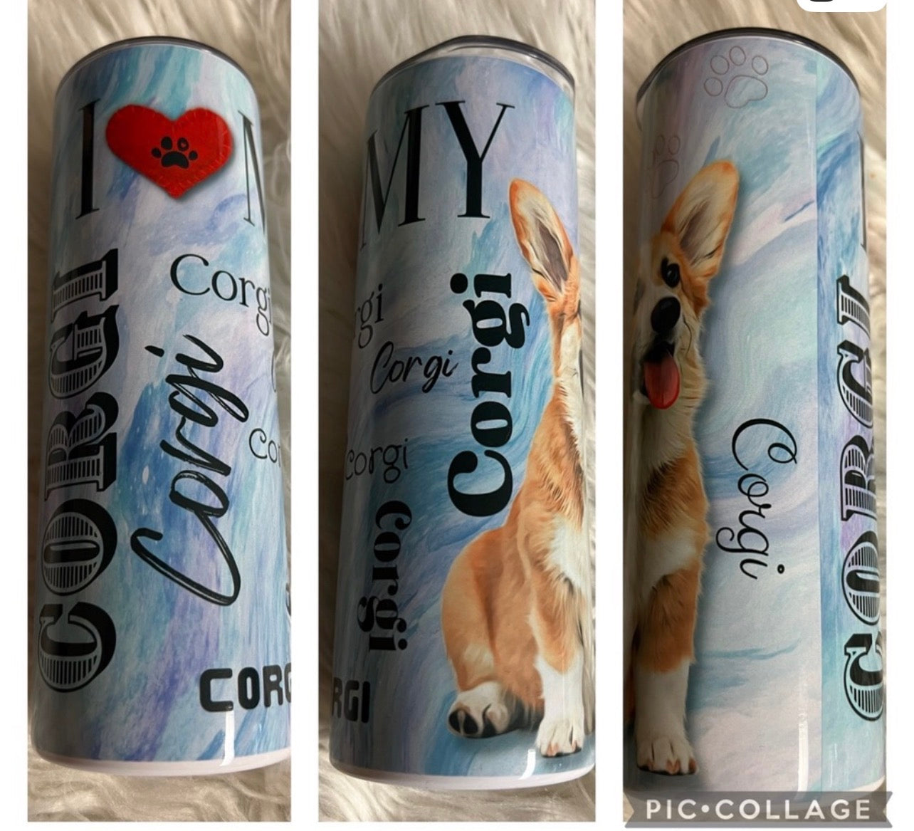 20 ounce Tumblr corgi