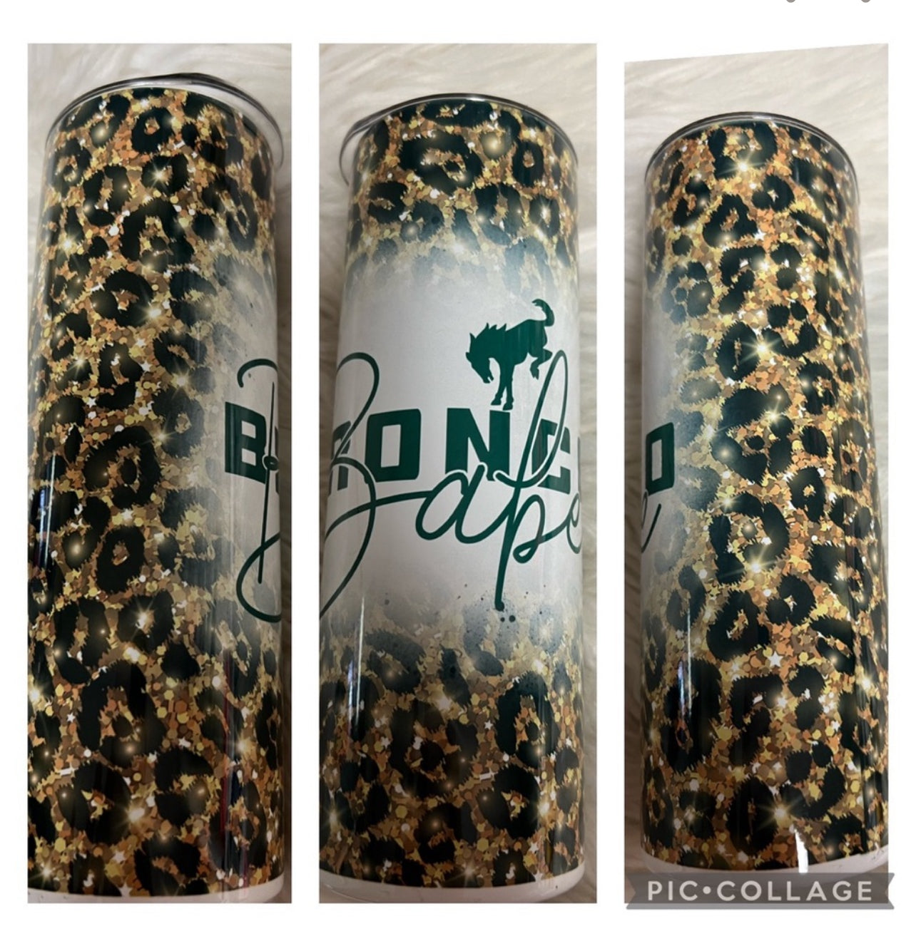 20 ounce Tumblr green  babe