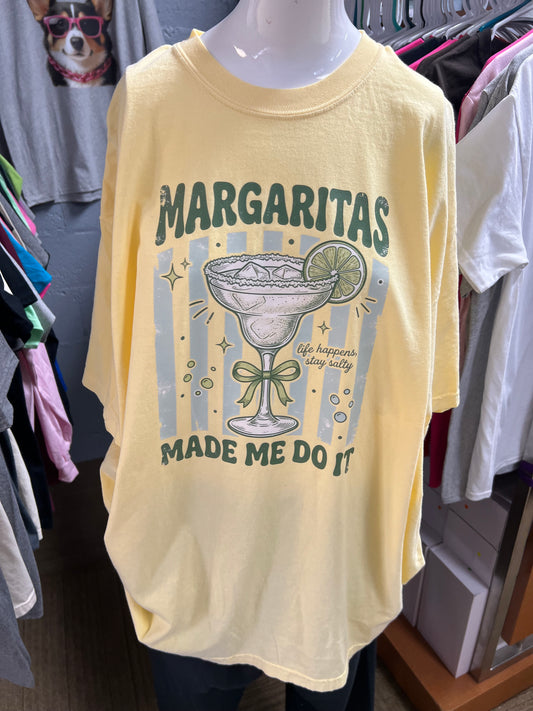 New unisex T-shirt comfort color Brand funny margarita ￼