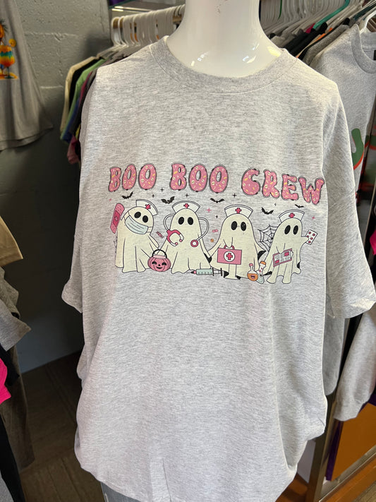 New DTF Halloween boo boo ghost nurse shirt