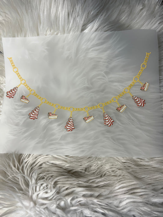 New DTF necklace Christmas