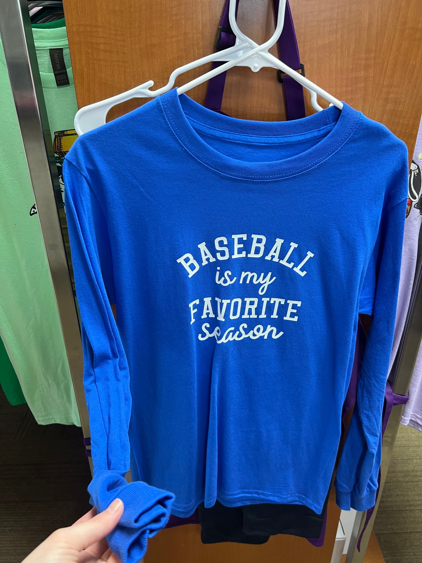 Ready to ship out  small hanes long sleeve