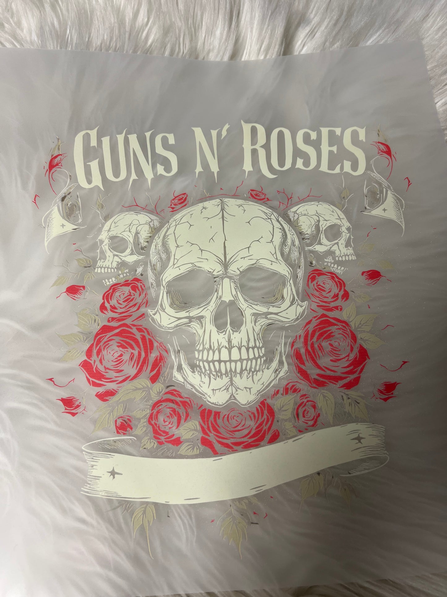 New DTF rock ‘n’ roll blackout design