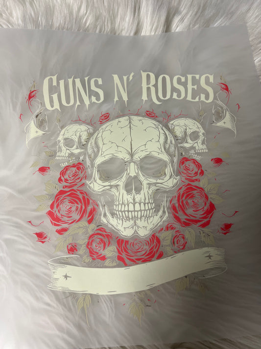 New DTF rock ‘n’ roll blackout design