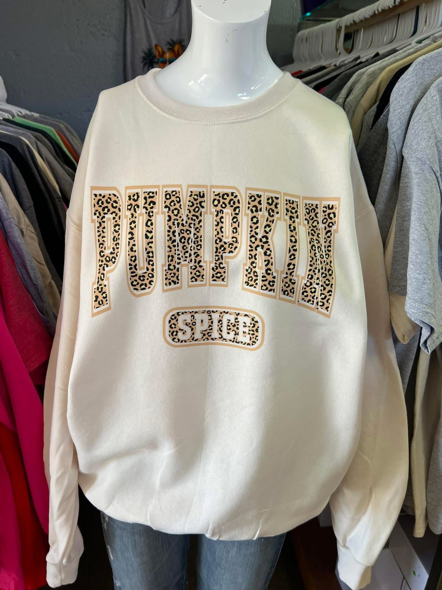 New unisex cream pumpkin spice