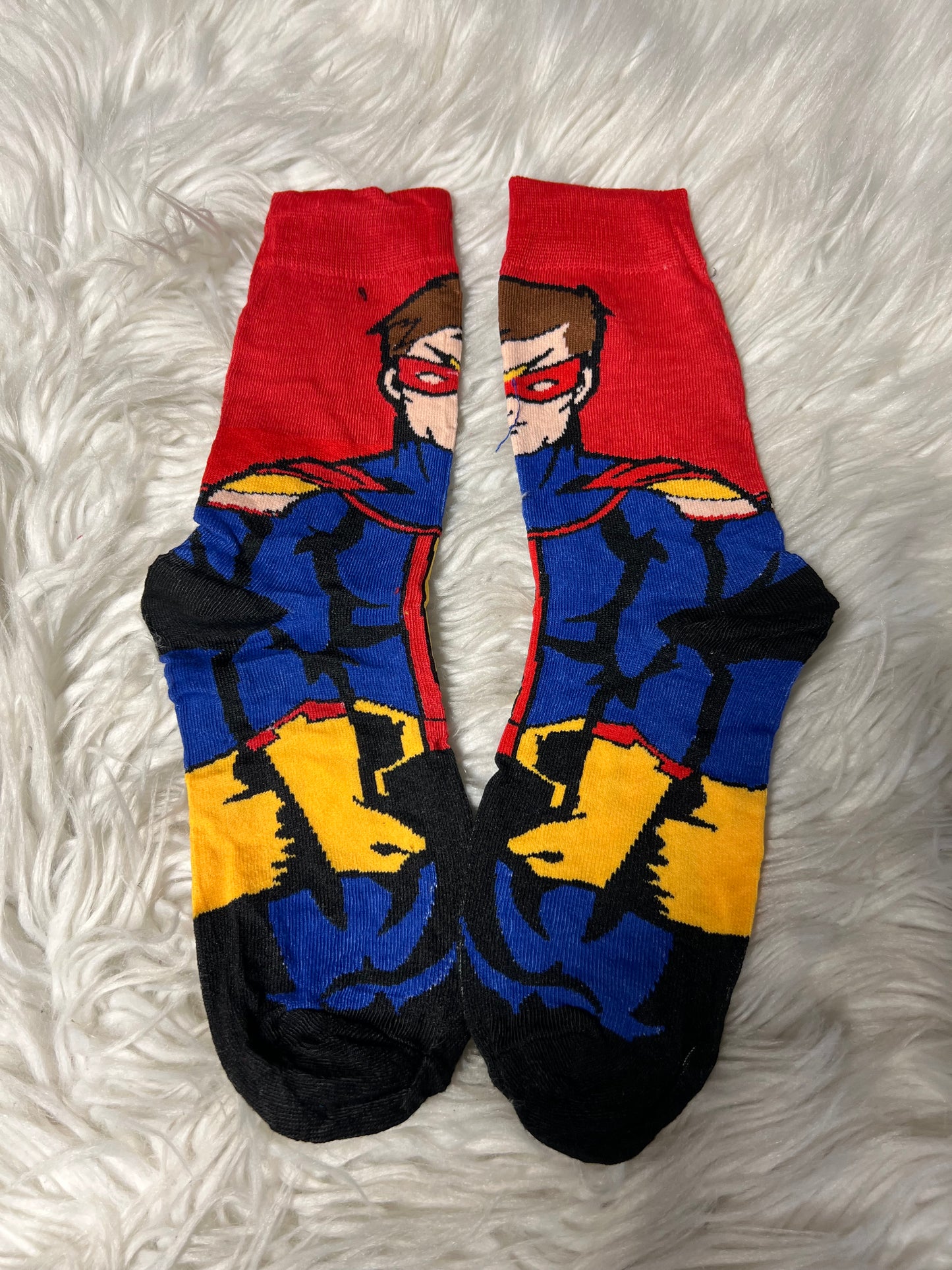 New adult one size graphic socks