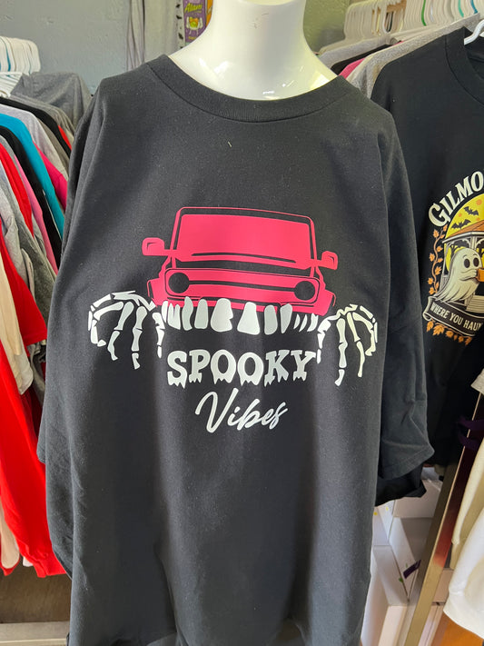 New youth unisex Halloween black with hot pink