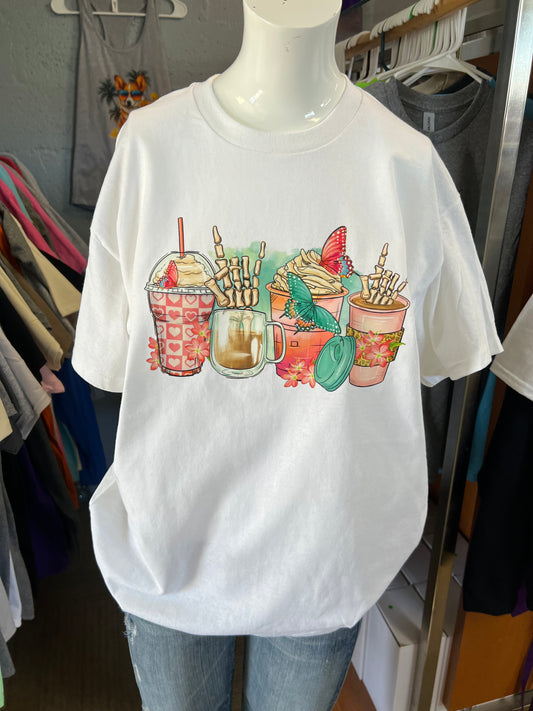 Brand new unisex, Gilden, coffee, T-shirt,