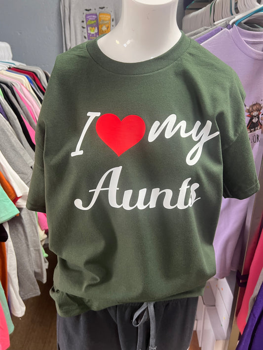 New youth unisex I love my Aunts