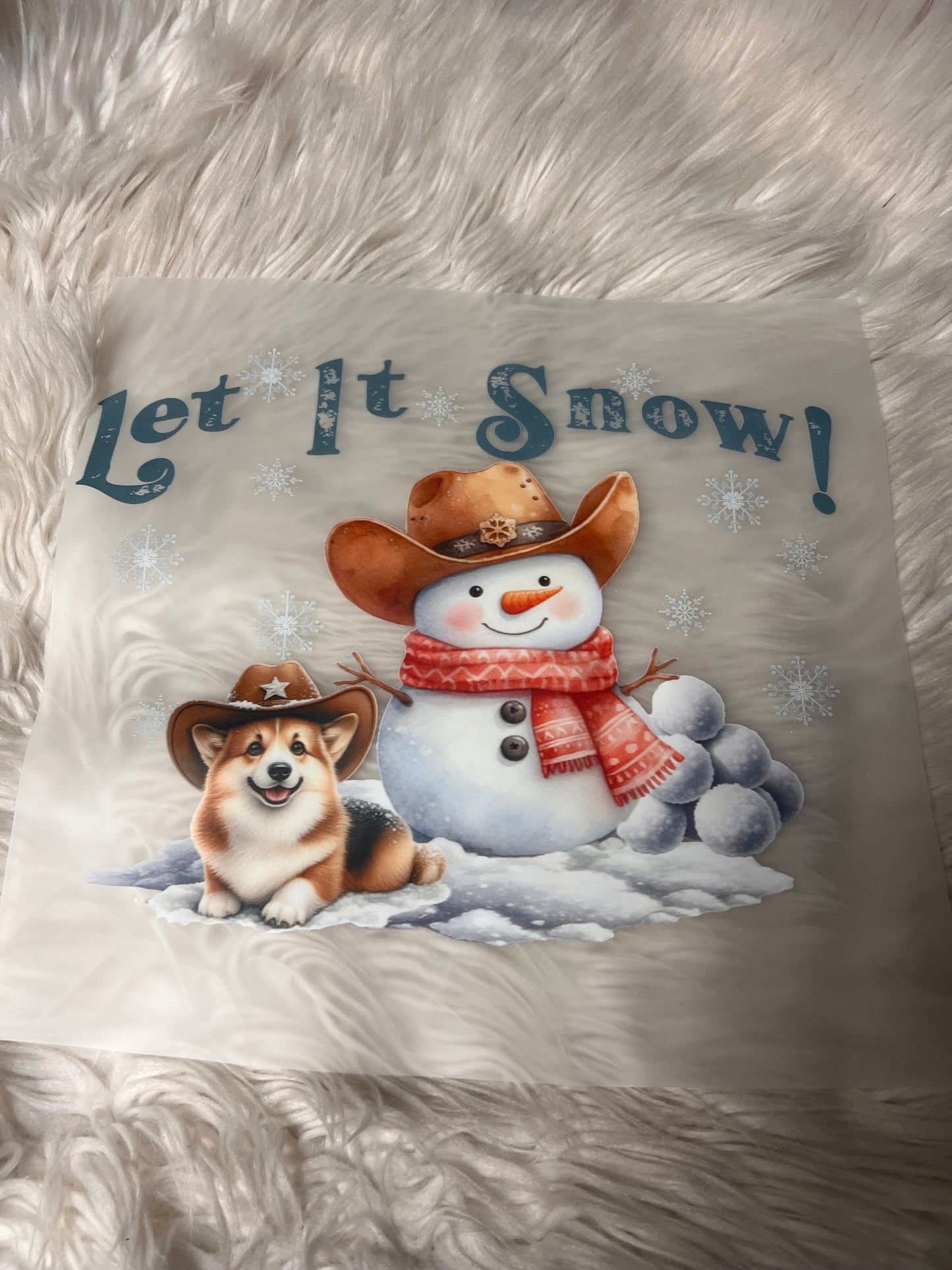 New DTF corgi