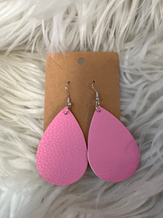 New faux leather  earring