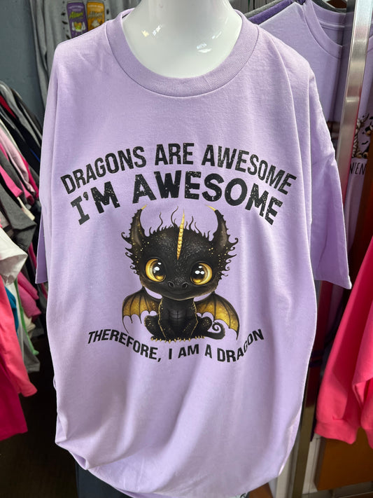 New unisex light purple dragons