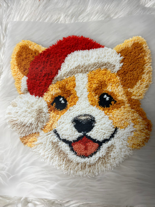 New DTF Christmas corgi