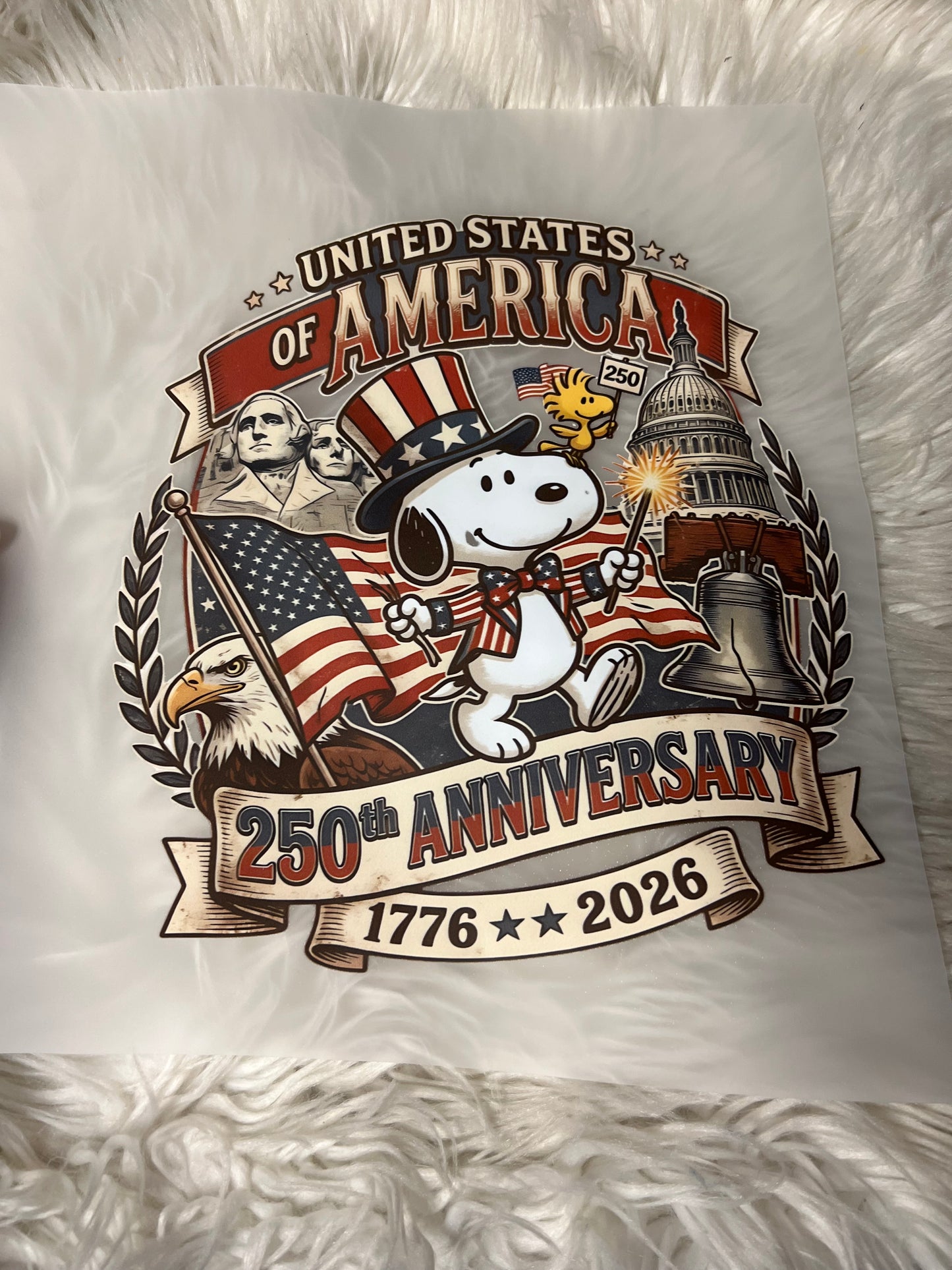 New DTF USA patriotic 250