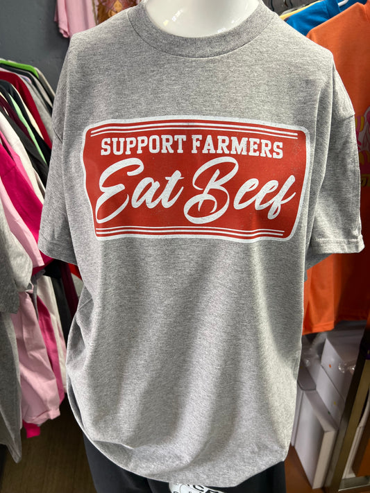 New unisex support farmers eat beef ￼