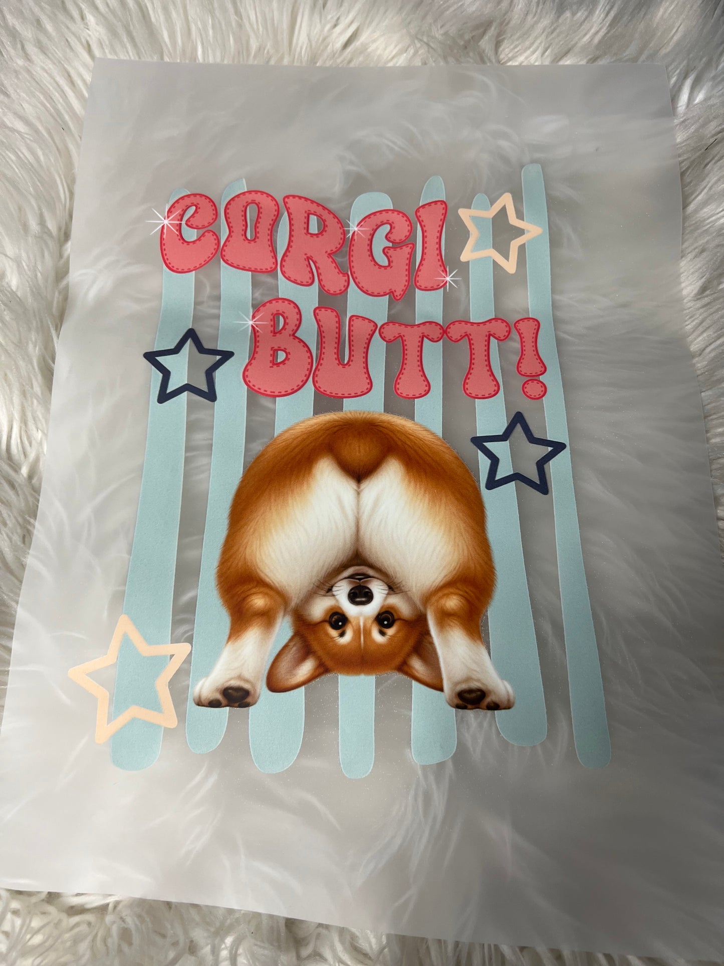 New DTF corgi