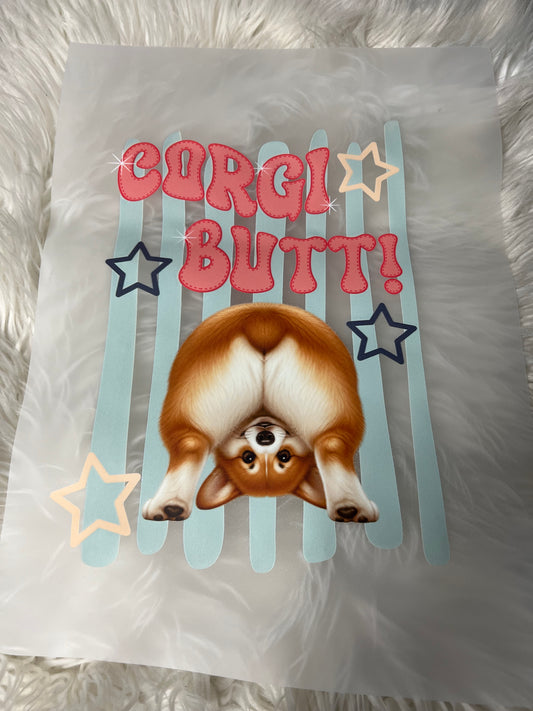 New DTF corgi
