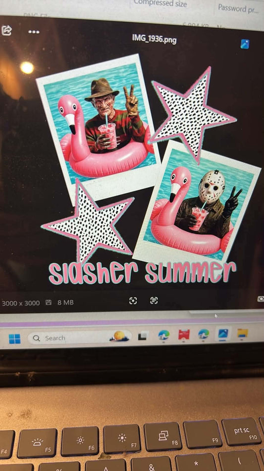 New DTF slasher summer scary horror ￼