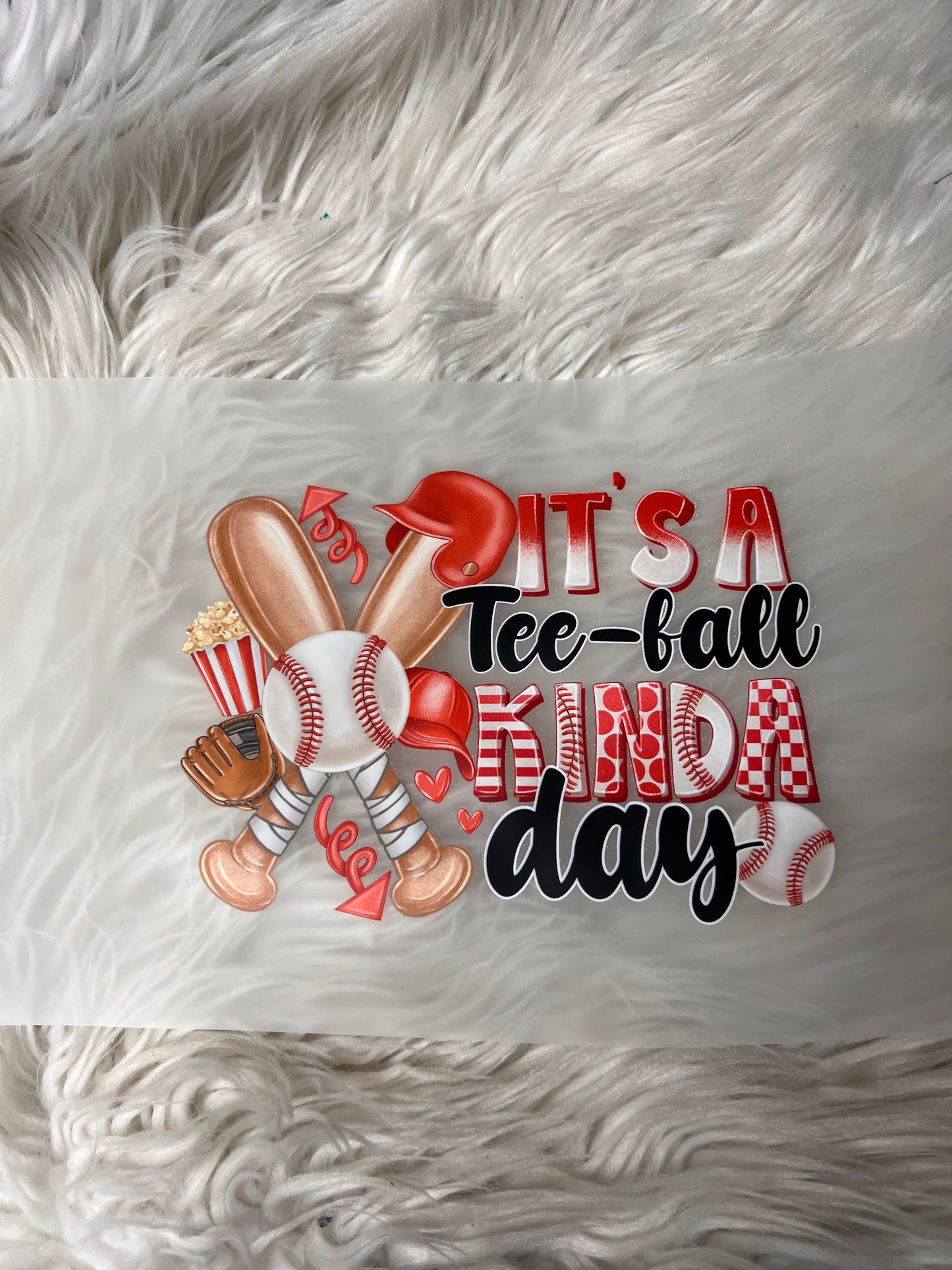 New funny DTF t-ball ￼