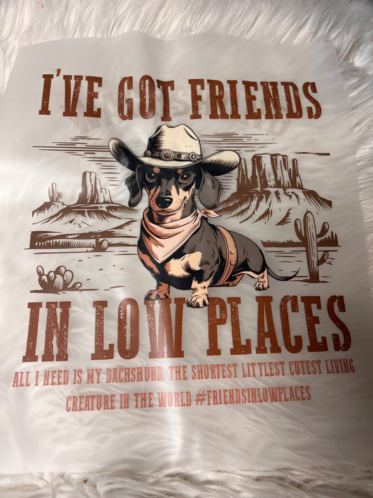 New DTF dashhound wiener dog