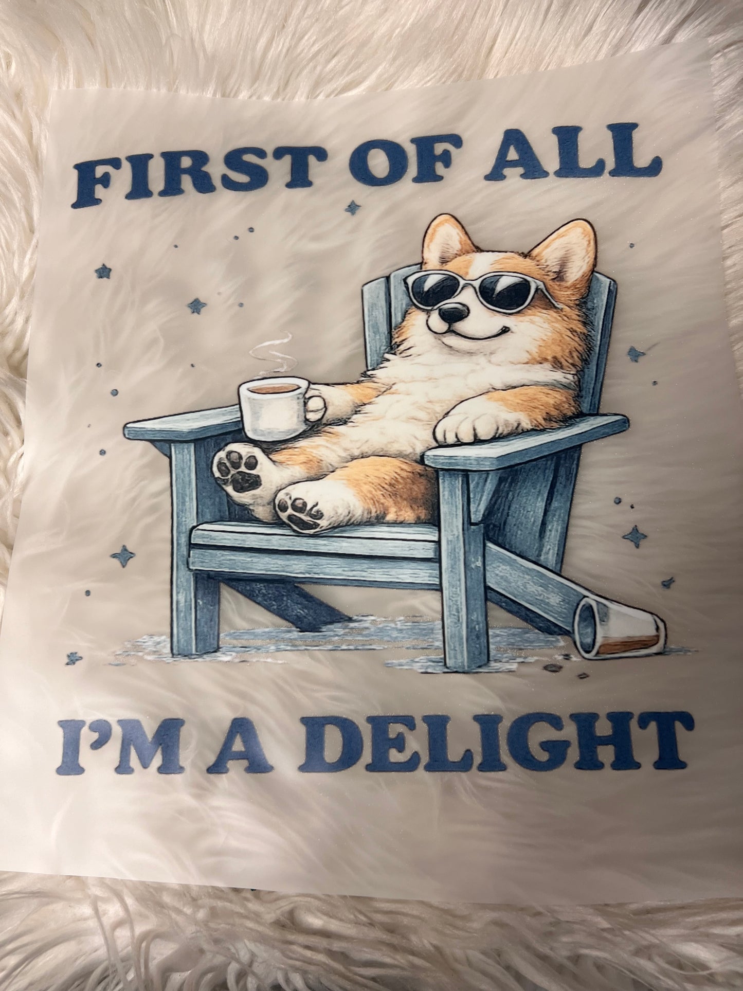 New DTF  corgi