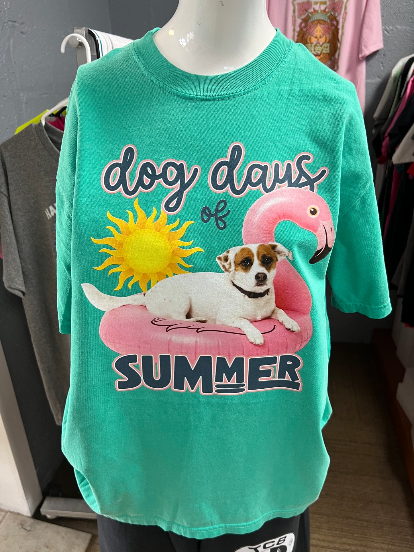 New  unisex T-shirt comfort color Brand summer loving cute dog