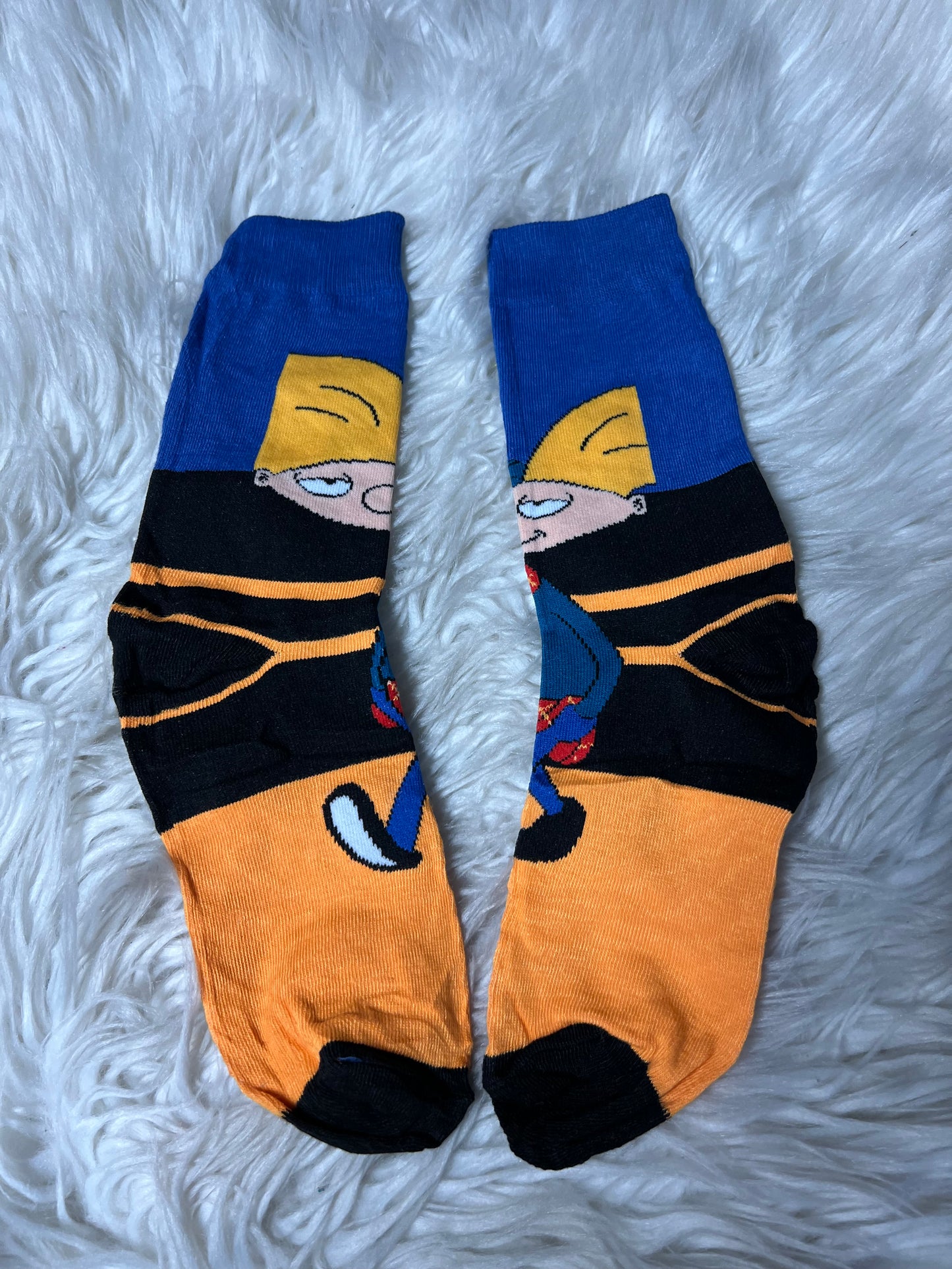New adult one size graphic socks