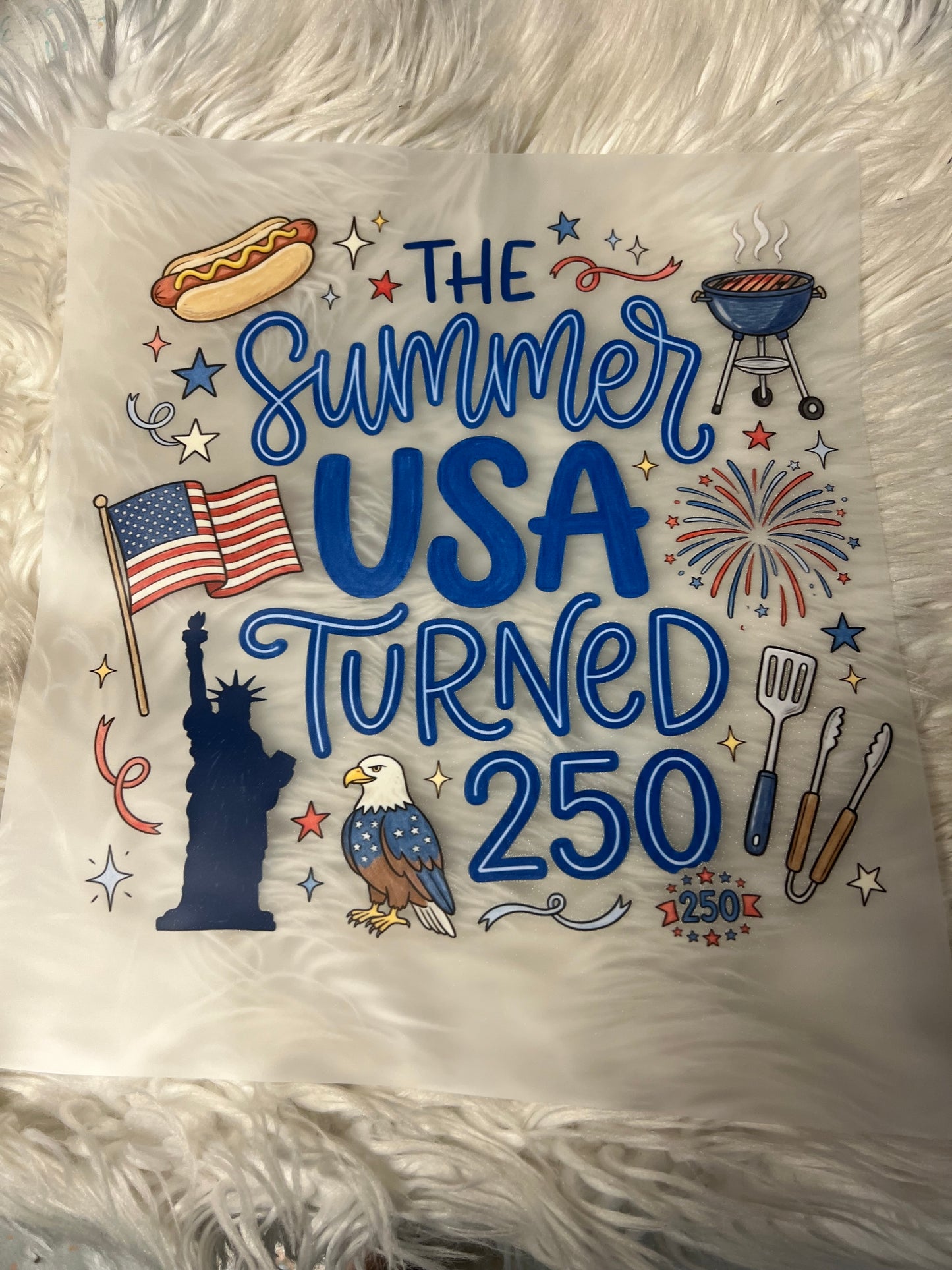 New DTF USA patriotic 250