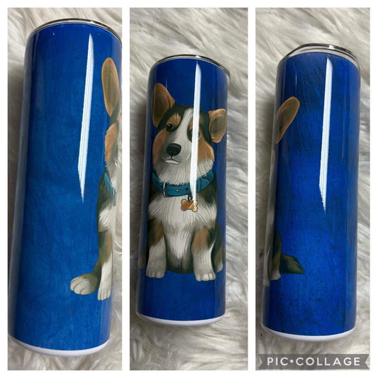 20 ounce Tumblr corgi