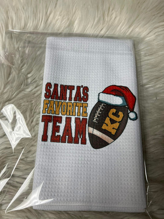Decorative hand towel football