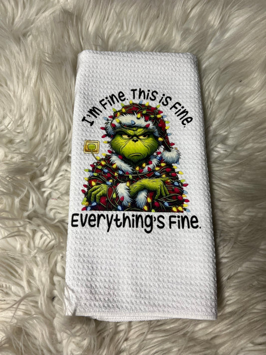 Decorative hand towel