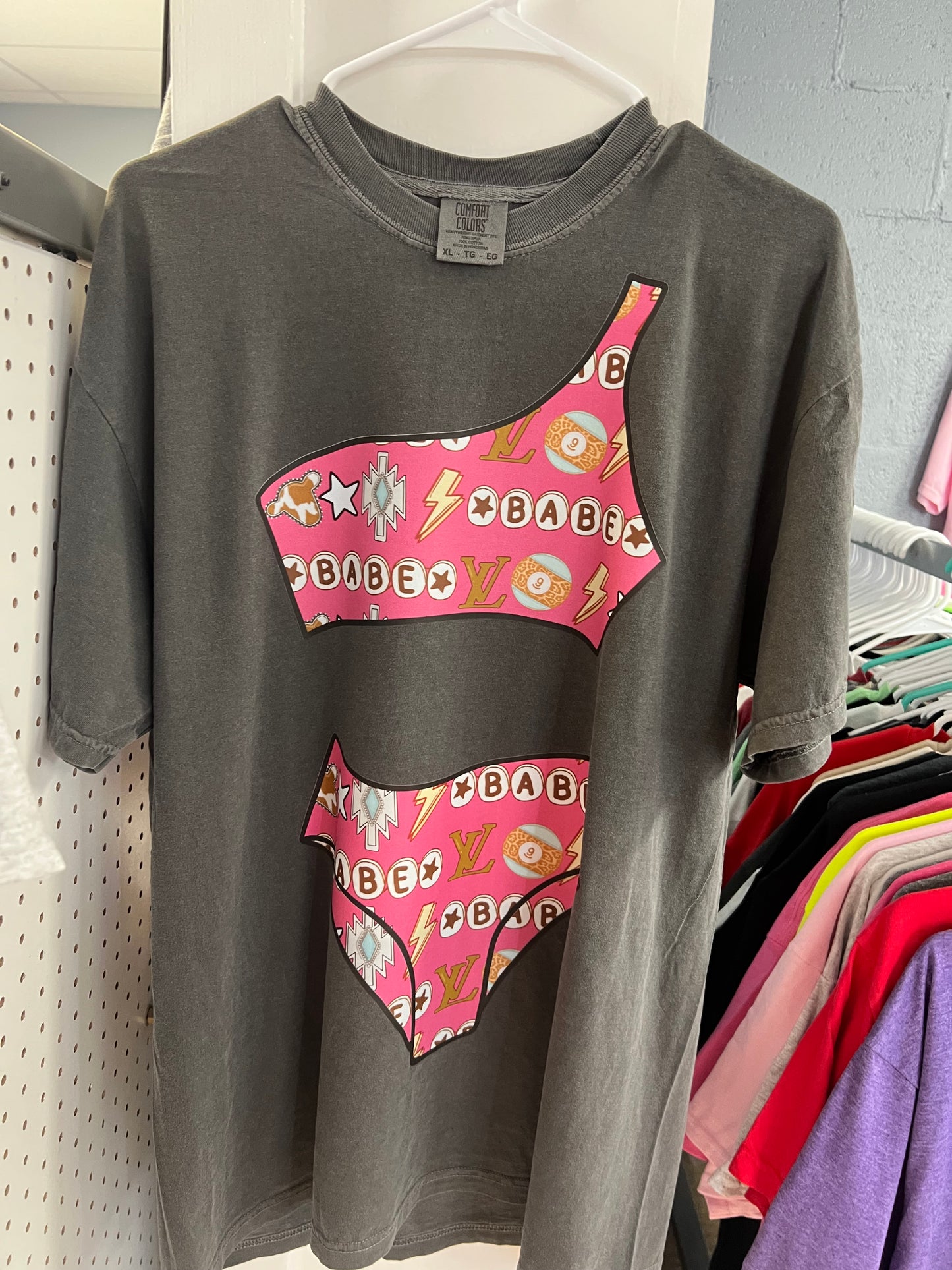Ready to ship out comfort colors, size extra  large bikini