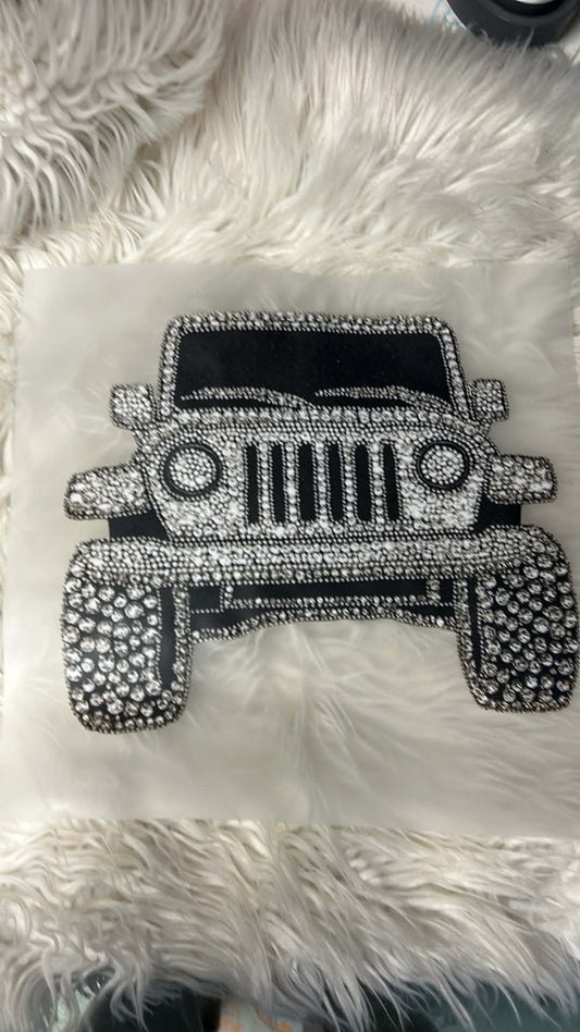 New DTF rhinestone vehicle ￼