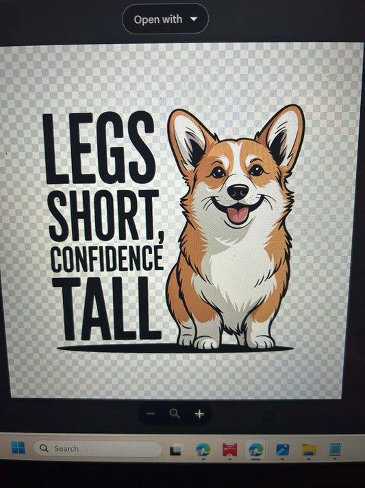 New DTF corgi