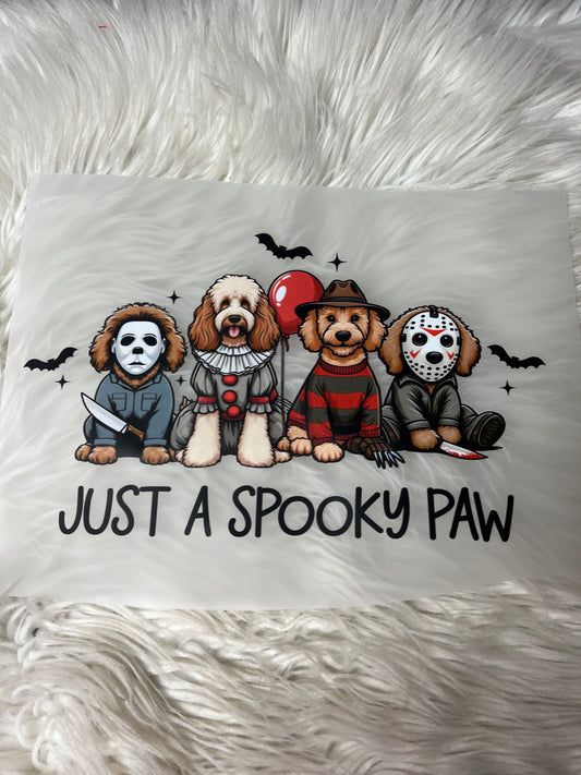 New DTF  Halloween doodle/poodles ￼