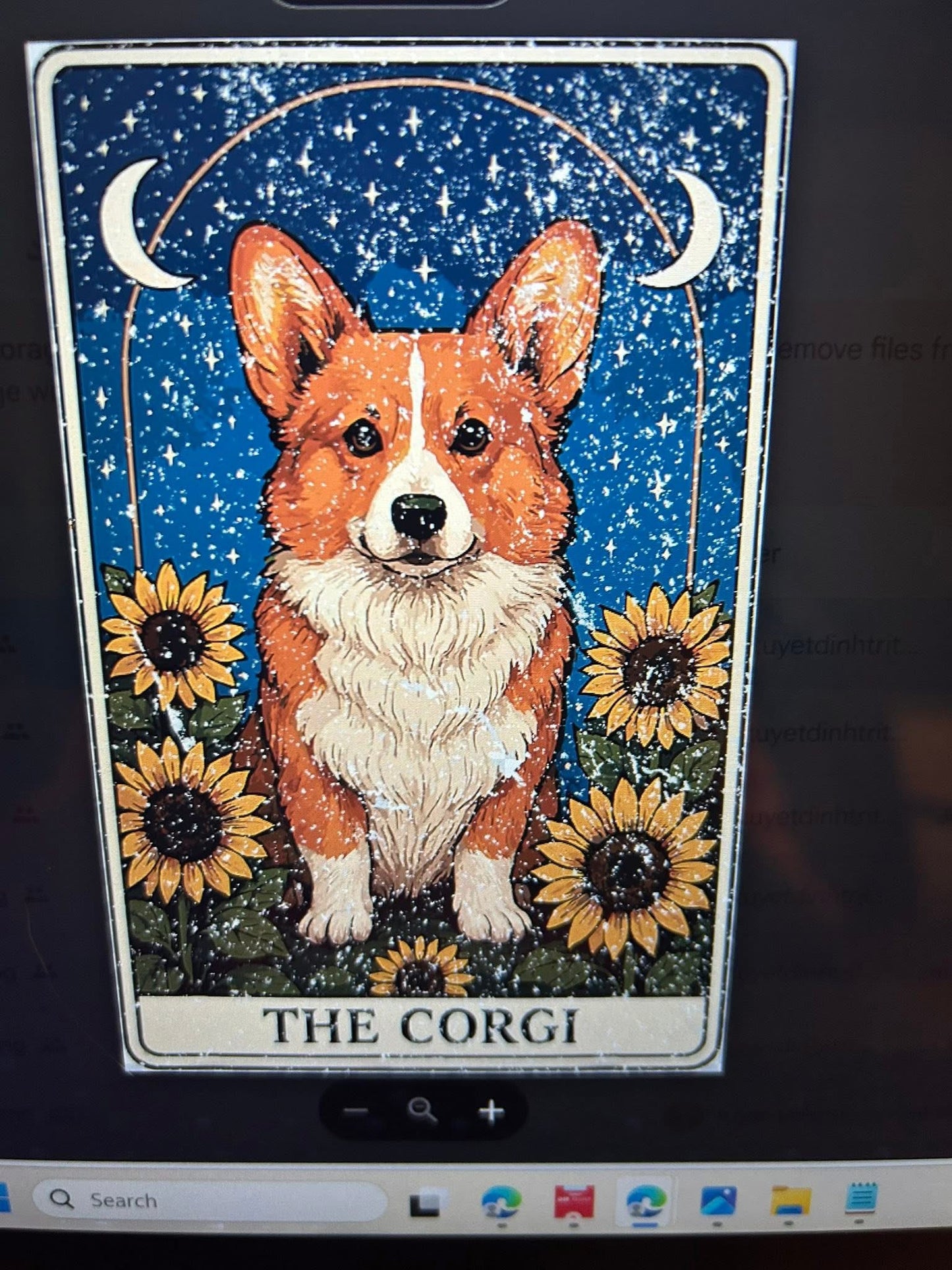 New DTF corgi