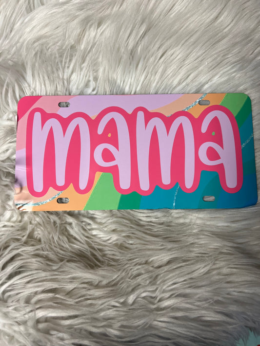 New vanity plate mama