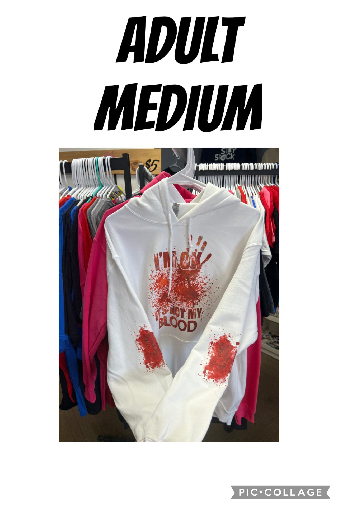 New unisex clearance adult hoddie