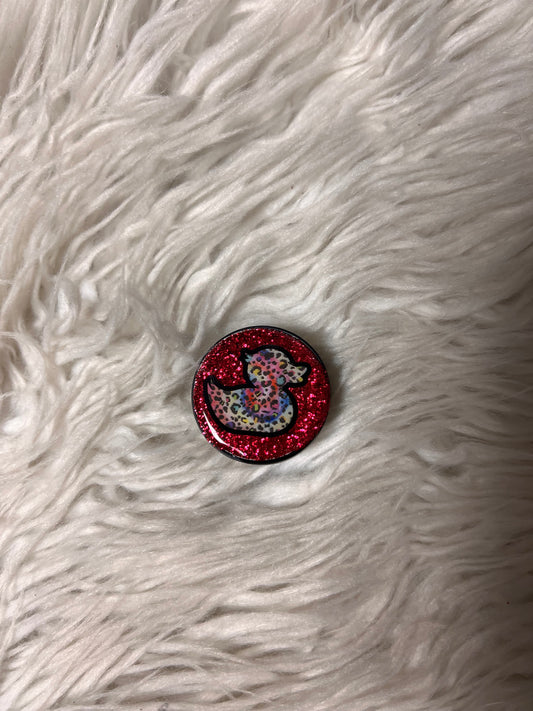 Resin covered pop socket pink