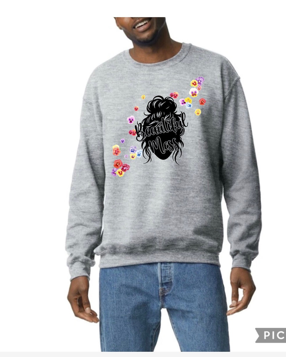 New unisex beautiful mess our logo