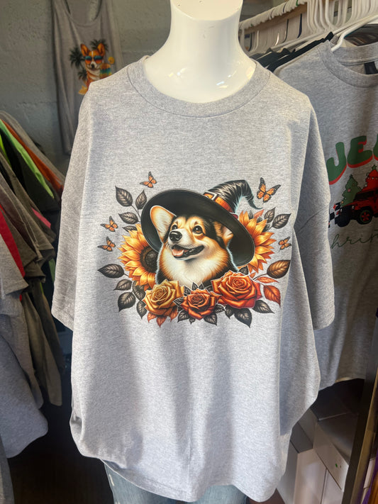 Corgi New  unisex T-shirt Halloween